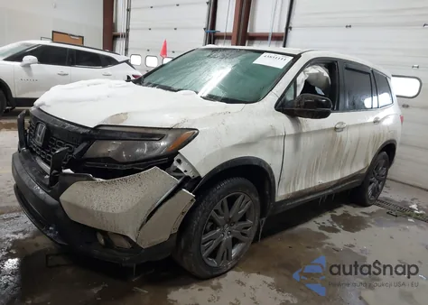 2019 Honda Passport Ex-L z USA, uszkodzony, nr VIN 5FNYF8H50KB011004